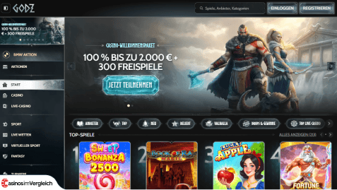 lobby der godz casino spiele