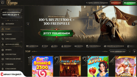 lobby der kyngs casino spiele