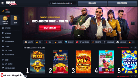 lobby der mafia casino spiele