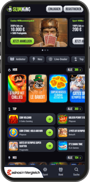 slimking spiele lobby